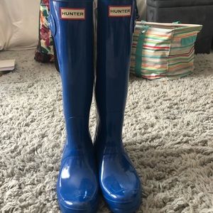 Blue Hunter Boots